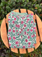 Light Green Cotton Block Print Pintuck Top