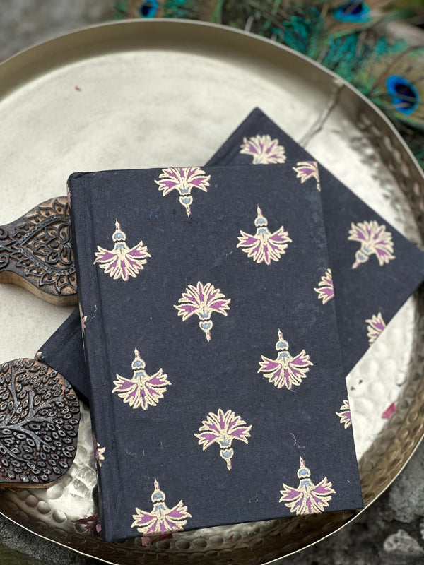 Hand Made Paper Journal Black