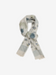 Cashmere Hand Block Blue Floral Motifs Scarf