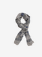 Cashmere Hand Block Blue Floral Motifs Scarf
