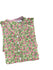 Green and Pink Cotton Block Print Pintuck Top