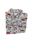 Cotton short sleeve hand block shirt-Deer Print