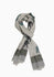 Cashmere Wrap with hand block elephant motif on grey base