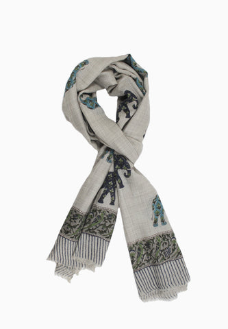 Cashmere HandBlock Print Wrap