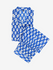 Cotton Pajamas-Blue with White Floral Print