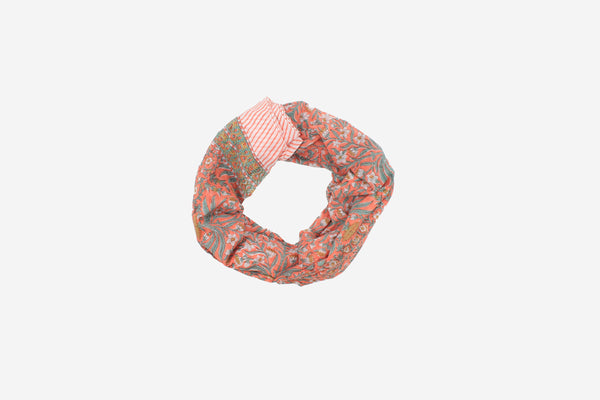 Cotton Peach Handmade Block Print Sarong