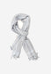 Hand loomed Cotton Grey Tassel Scarf