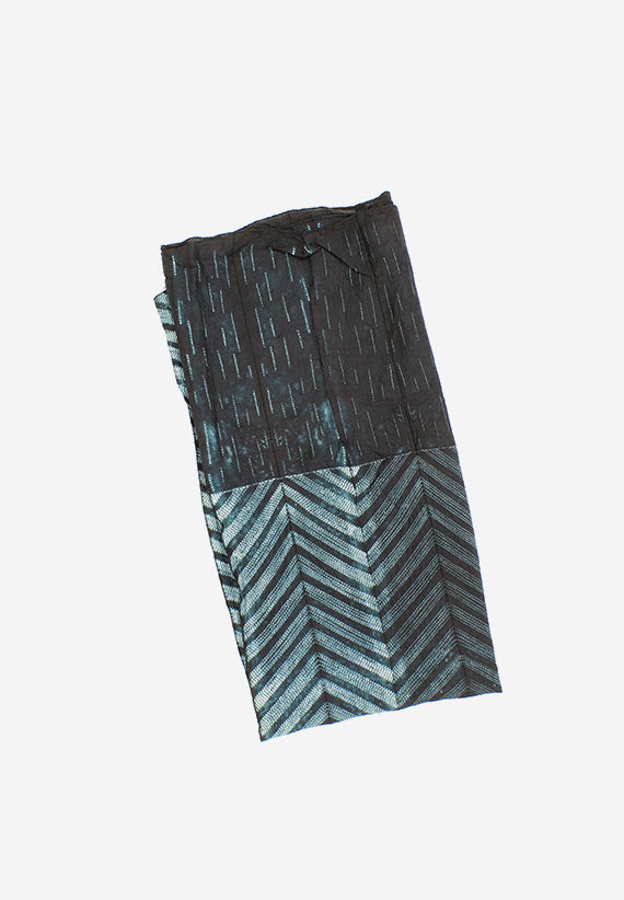 Silk Shibori Mystic-blue