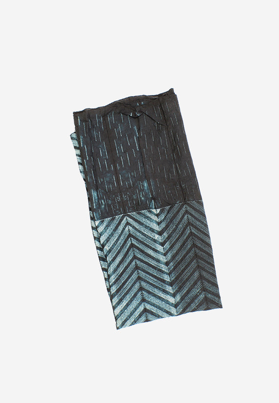 Silk Shibori Mystic-blue