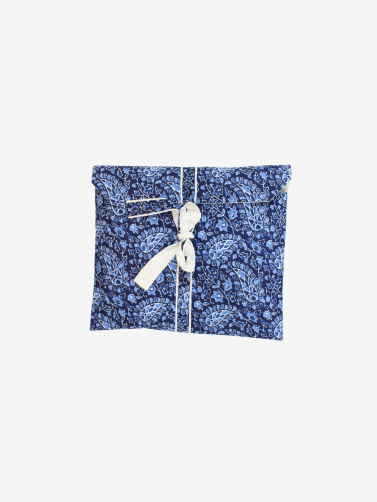 Cotton Pajamas-Blue Paisley Print