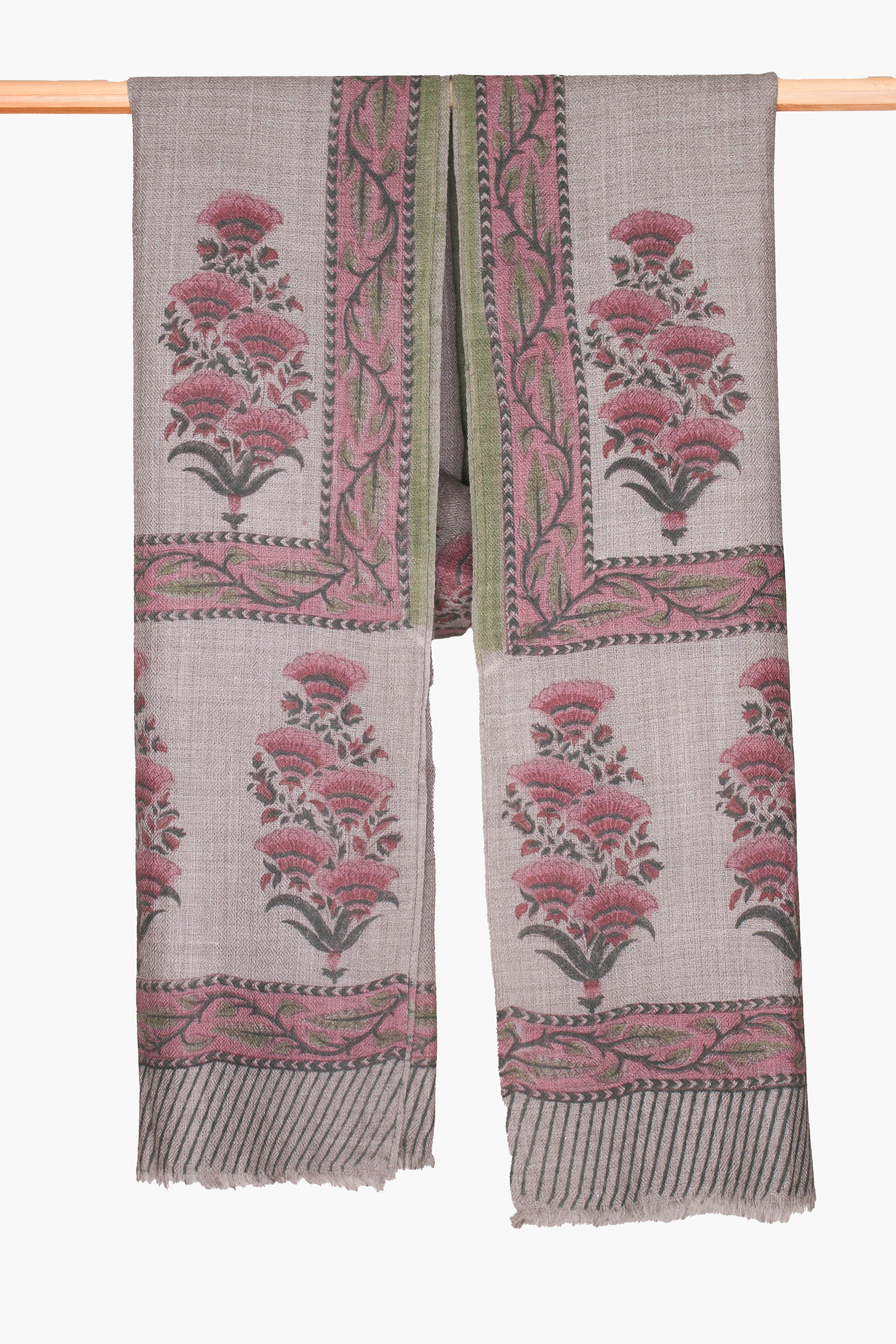 Cashmere HandBlock Print Wrap