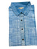 Cotton short sleeve Shibori Shirt Sky Blue