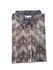 Cotton short sleeve Shibori Shirt (Brown)