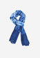 Shibori Silk handmade Blue scarf