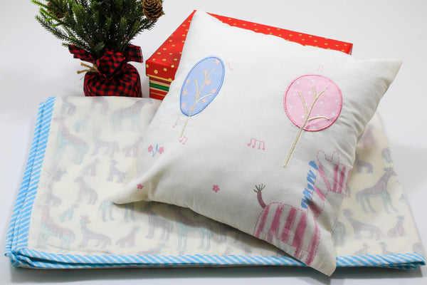 Gift set -Baby Blanket and Pillow