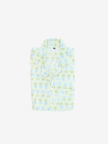Cotton Pajamas-Pineapple Print