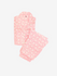 Cotton Pajamas-Pink Lotus Print