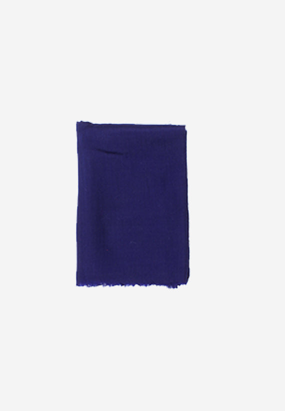Cashmere Solid Navy Scarf