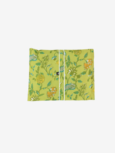 Cotton Pajamas-Green Floral Print