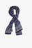 Vibrant Indigo Hand-block scarf Geometric pattern
